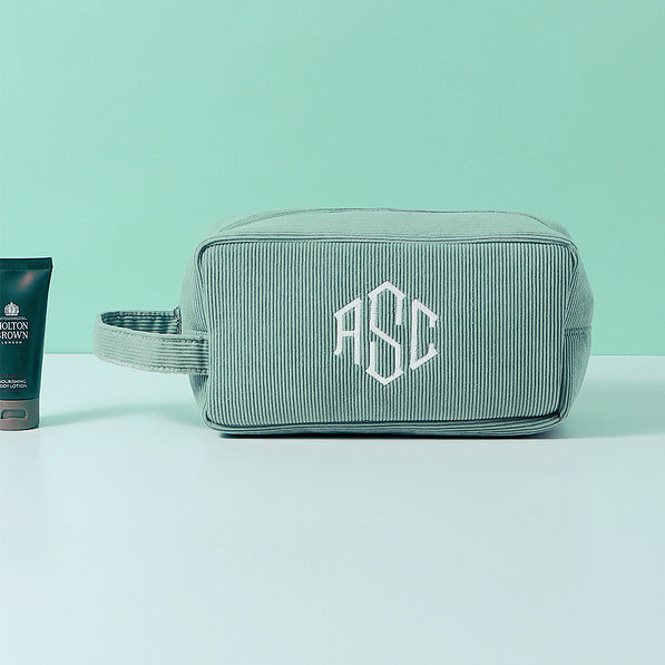 Monogrammed Corded Cosmetic Case