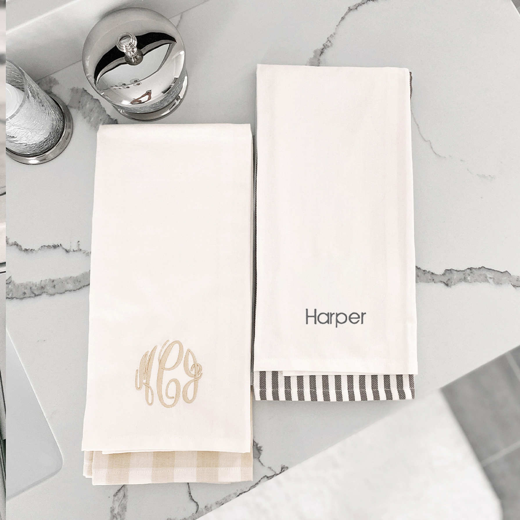 Personalized Bathroom Towel Set