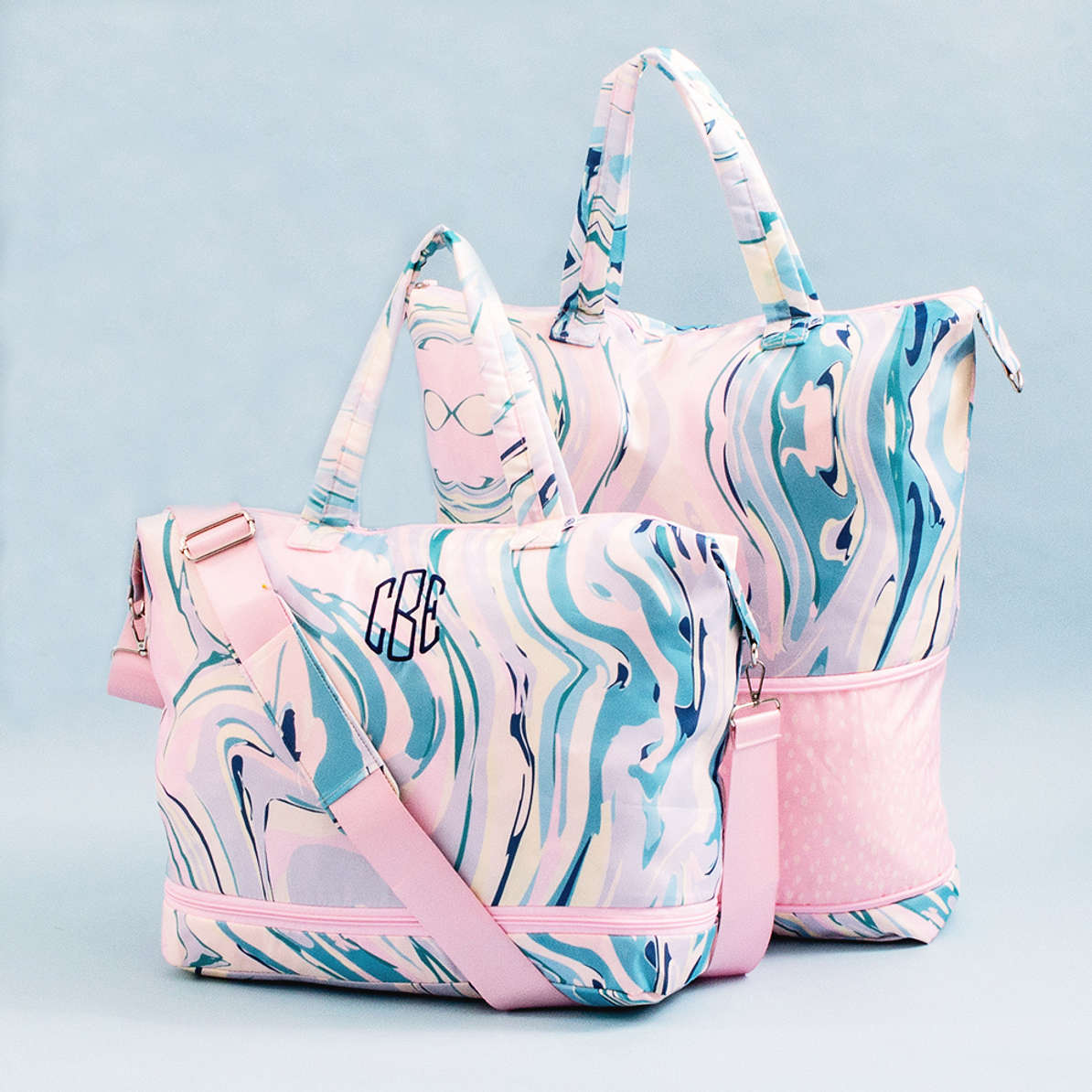 Personalized Expandable Travel Duffel Bag