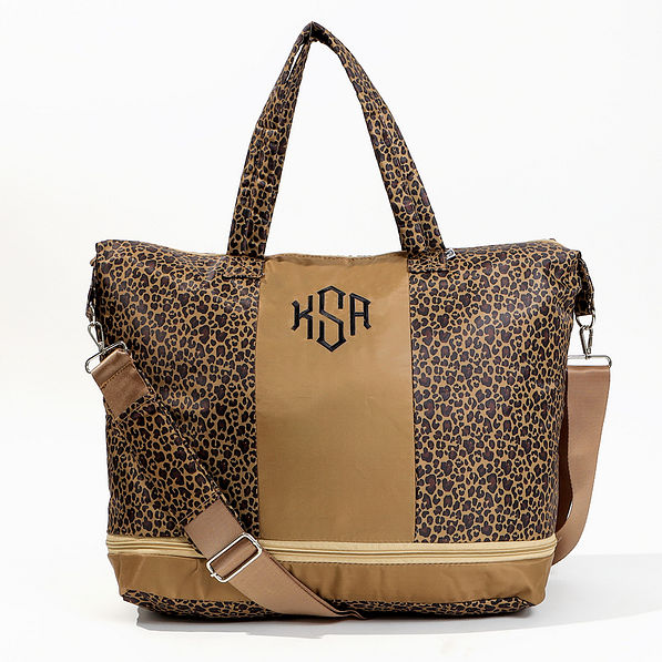 Monogrammed Leopard Bible Carrying Case - Marleylilly