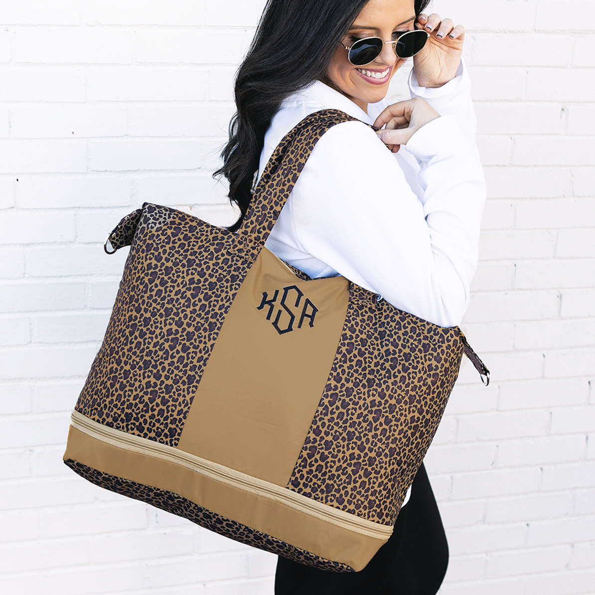 Personalized Expandable Travel Duffel Bag