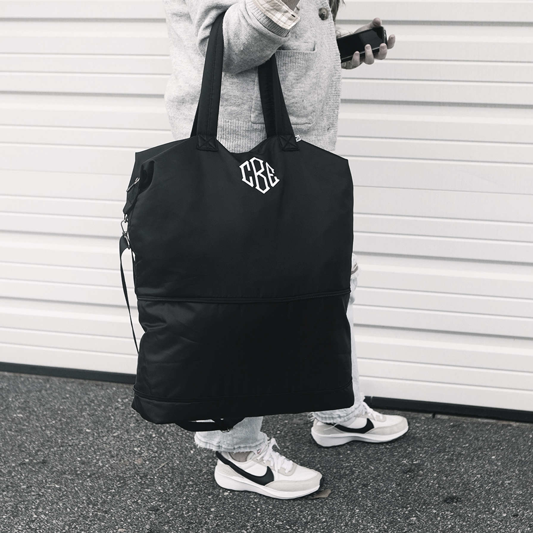 Personalized Expandable Travel Duffel Bag