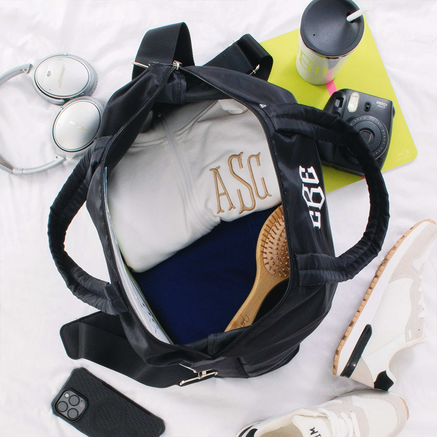 Personalized Expandable Travel Duffel Bag