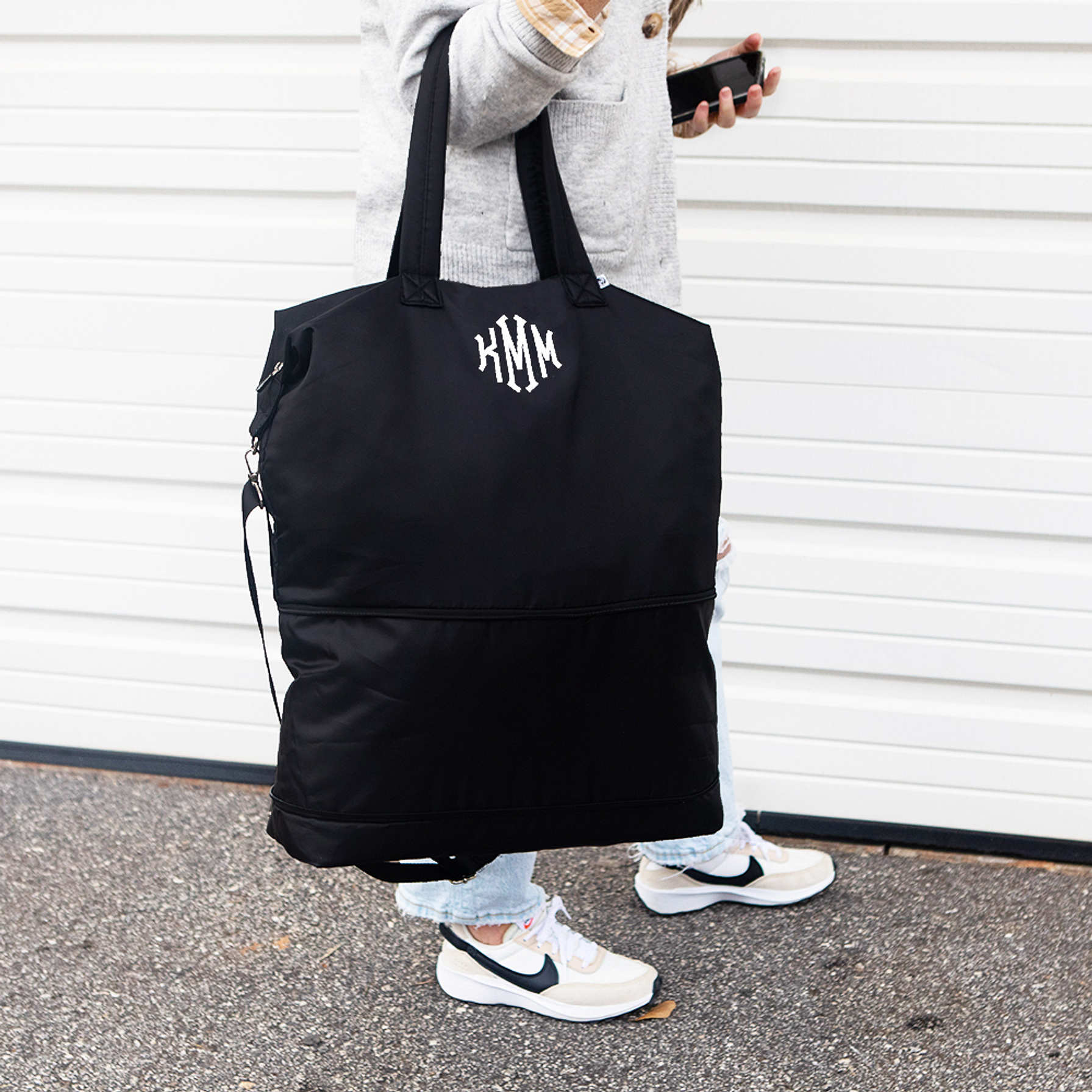 Personalized Expandable Travel Duffel Bag