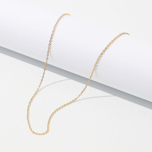 diy letter necklace in gold