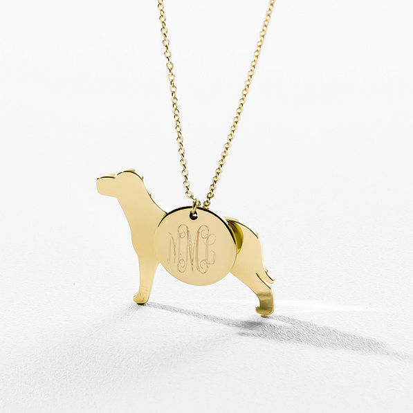 Personalized Dog Charm Necklace