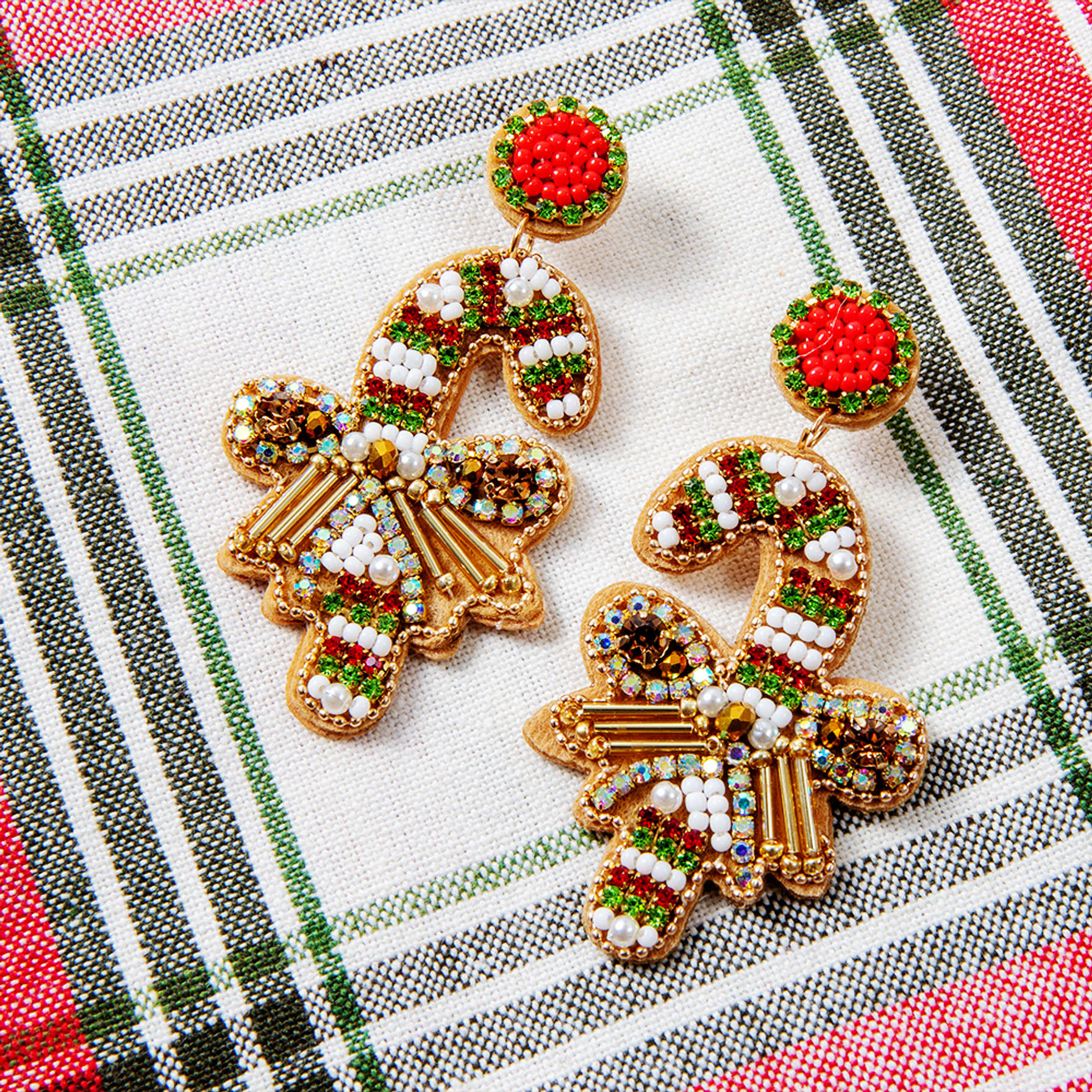 Festive Candy Cane Earrings