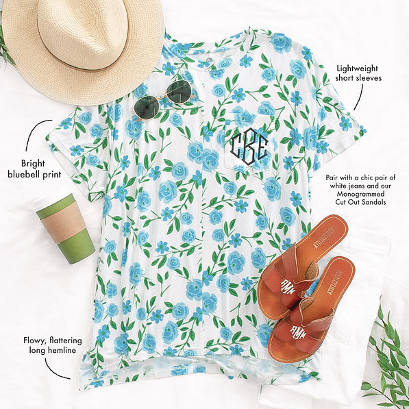 Bluebell Monogrammed Jersey T-Shirt Outfit