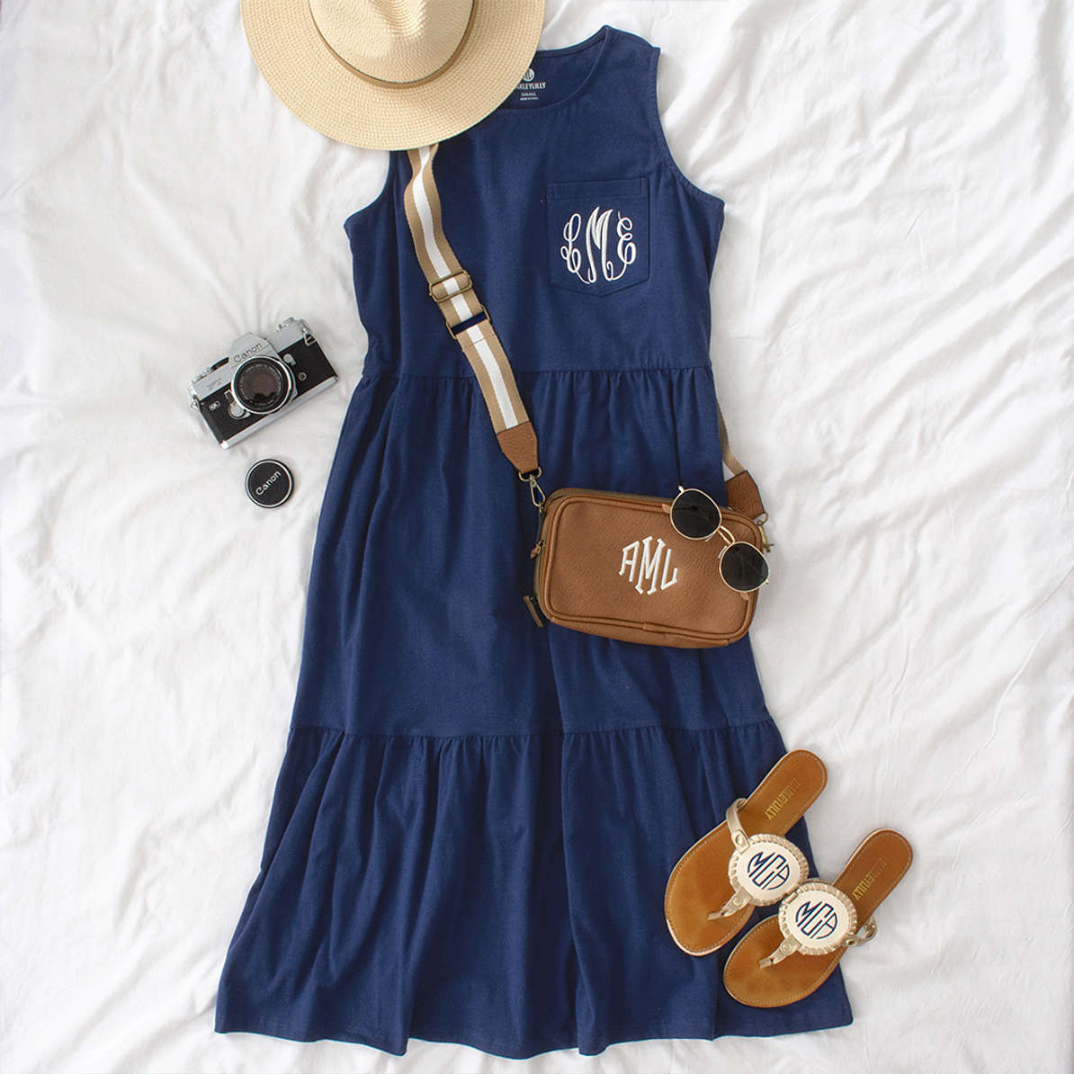 white ruffle party dress