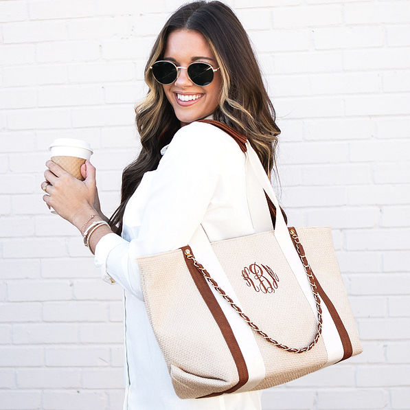 Monogrammed Charlotte Handbag