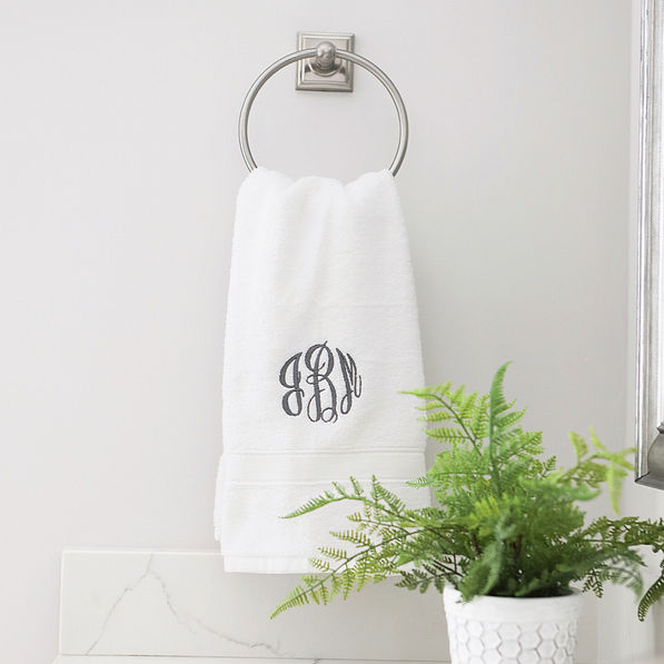 Monogrammed Hand Towel