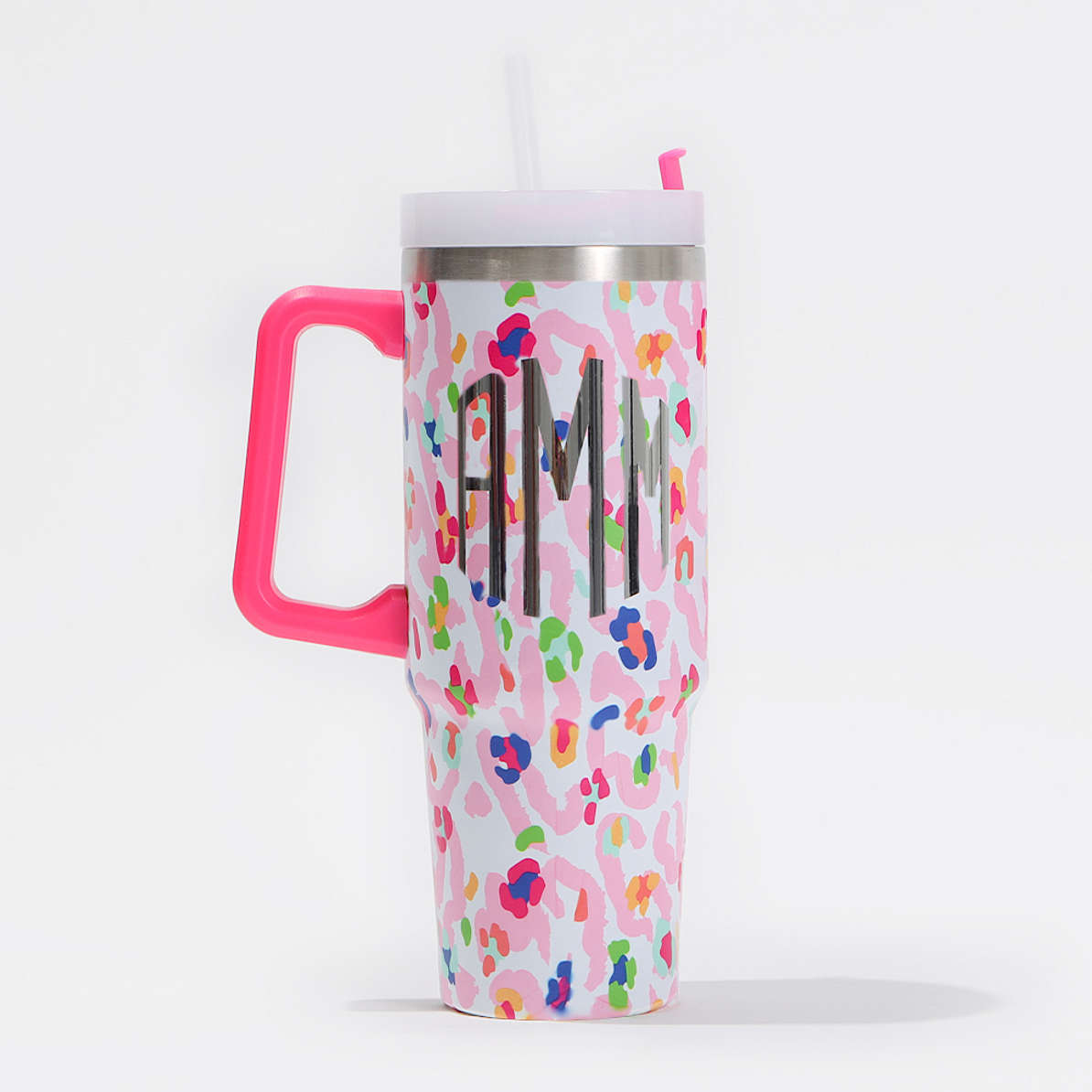 Personalized Insulated Tumbler with Handle | Marleylily