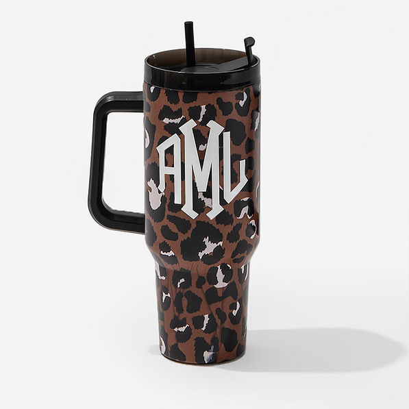Monogrammed Travel Tumbler