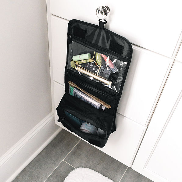 Monogrammed Packable Hanging Travel Case