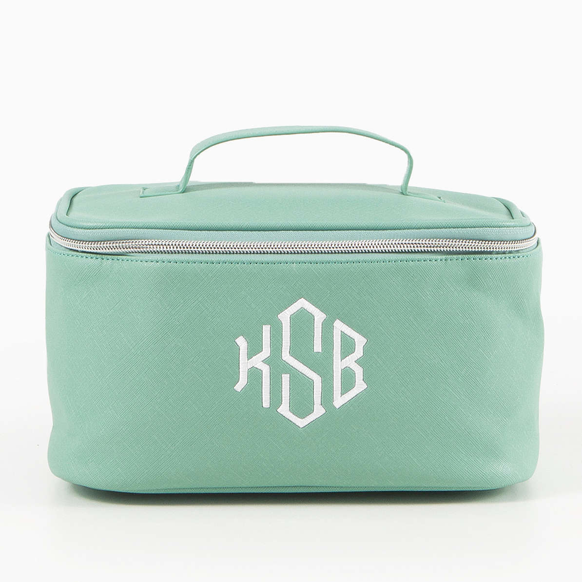 Personalized Saffiano Train Case Marleylilly