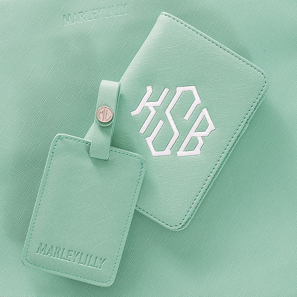 Personalized Passport Holder & Luggage Tag — Marleylilly
