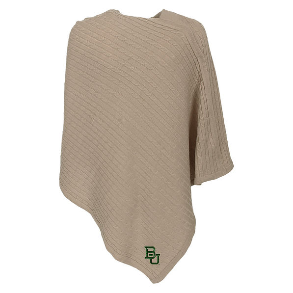 baylor poncho in camel