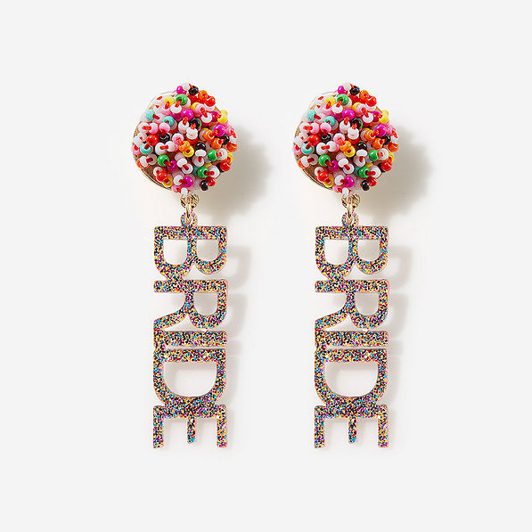 Bride Statement Earrings in Multi