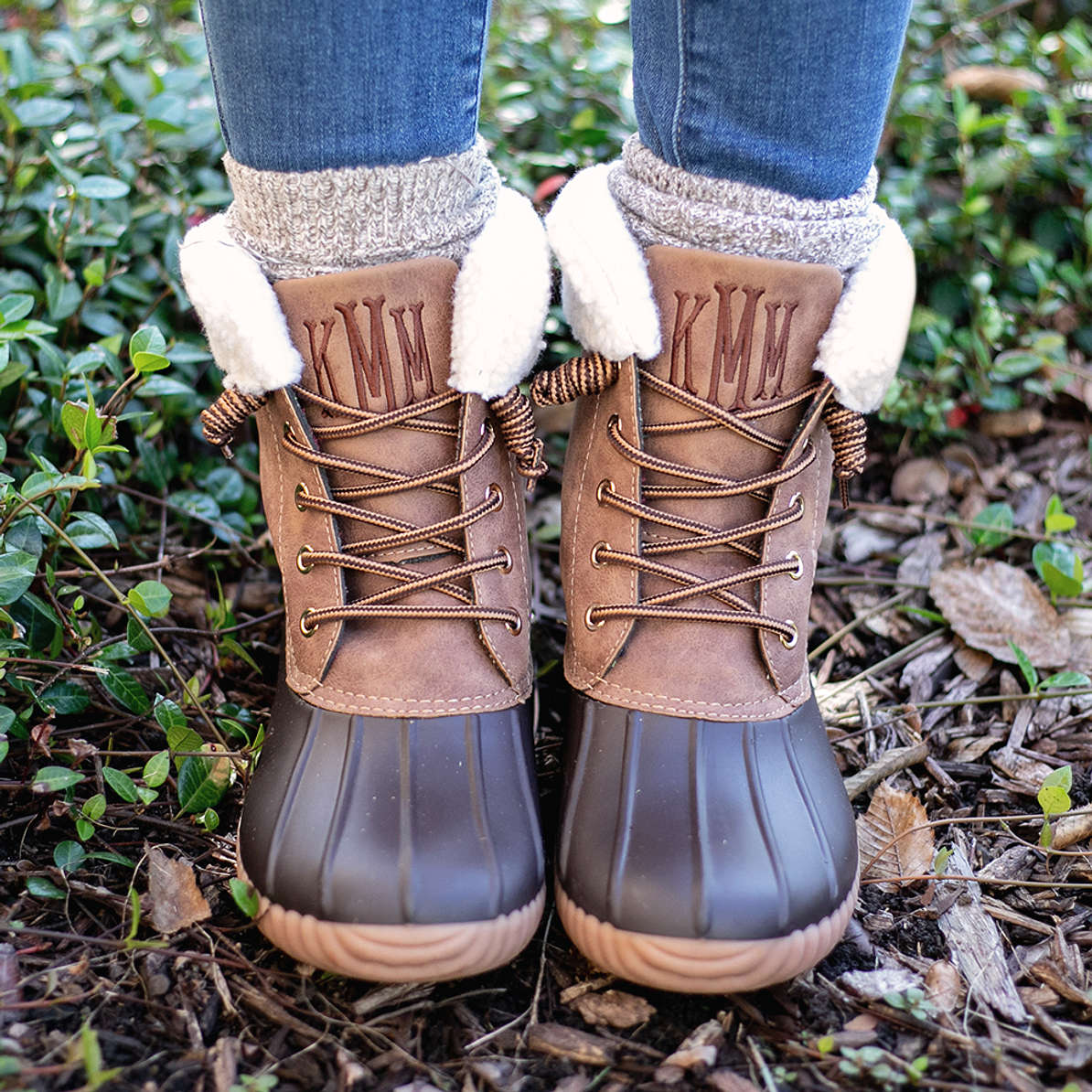 duck boots for wide feet