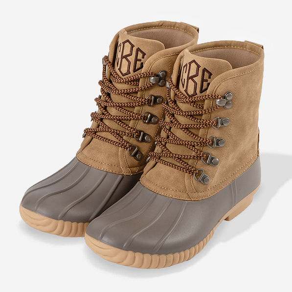 Monogrammed Duck Boots - Marleylilly