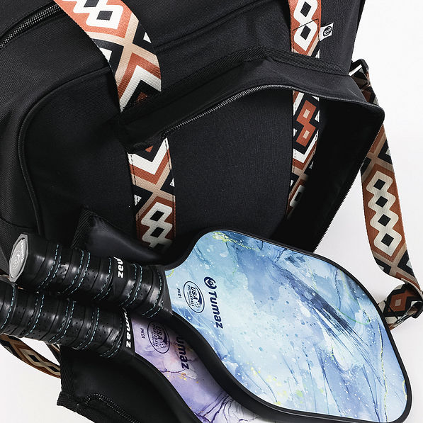 sienna pickleball tote with paddles