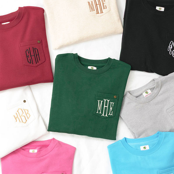 Monogrammed Crewneck Sweatshirt
