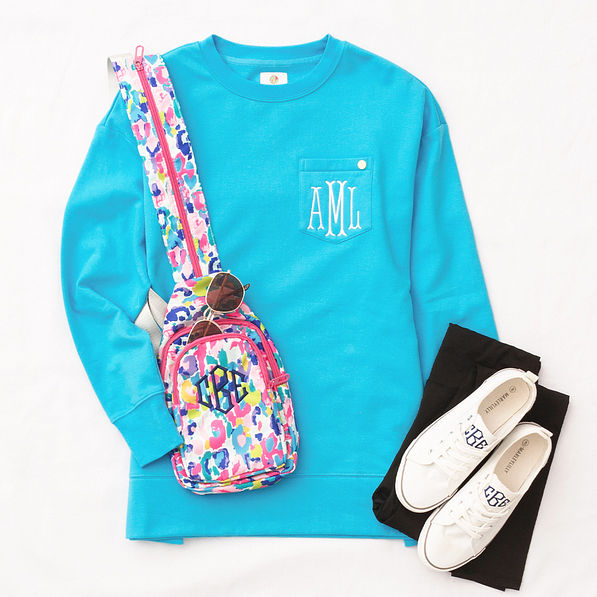 Monogrammed Crewneck Sweatshirt