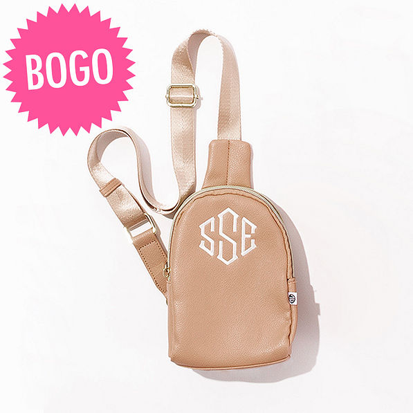 Monogrammed Sling Bag