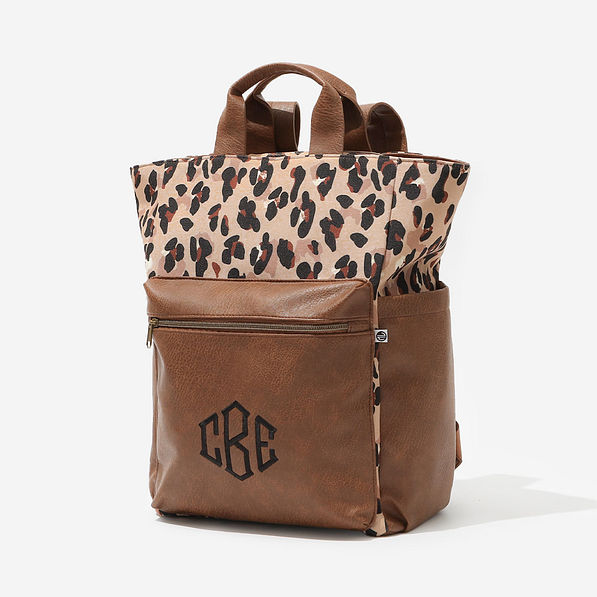 Monogrammed Commuter Backpack