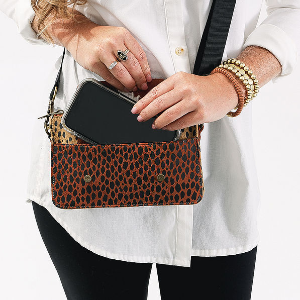 close up of phone pocket