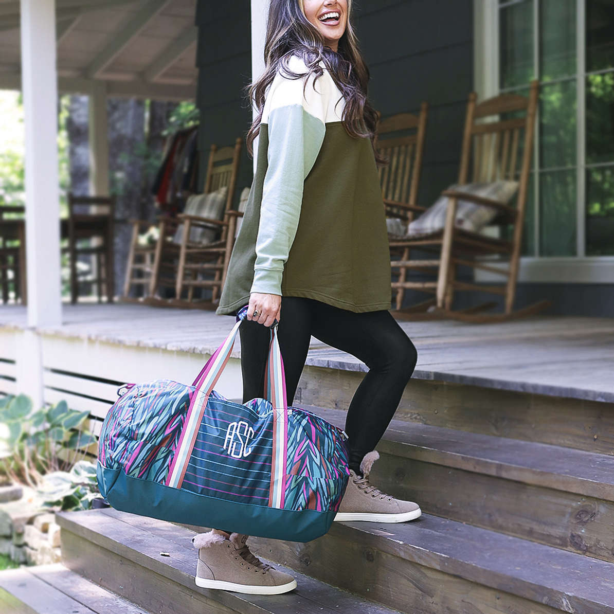 Personalized Packable Travel Duffel Bag Marleylilly