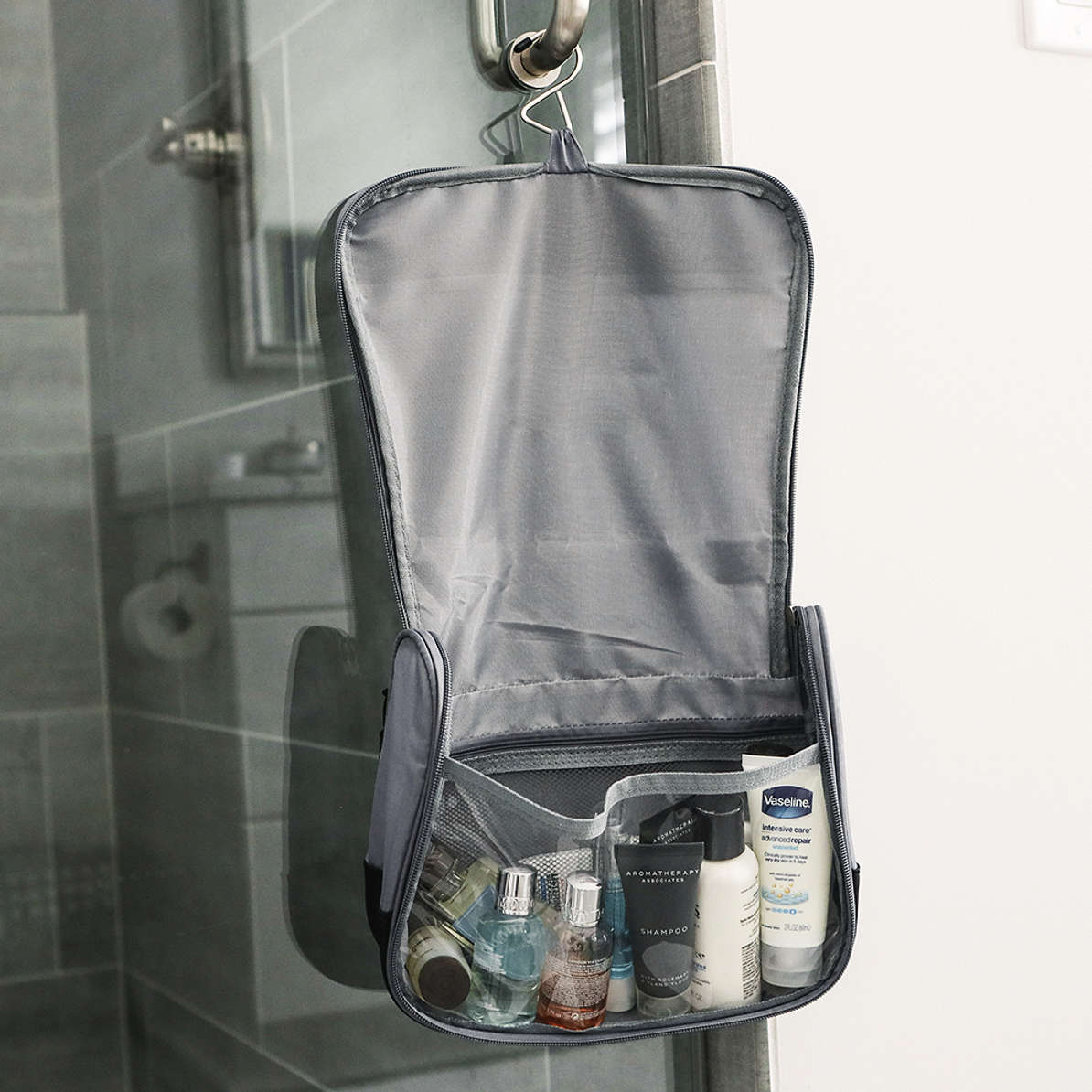 Personalized Mens Hanging Toiletry Bag