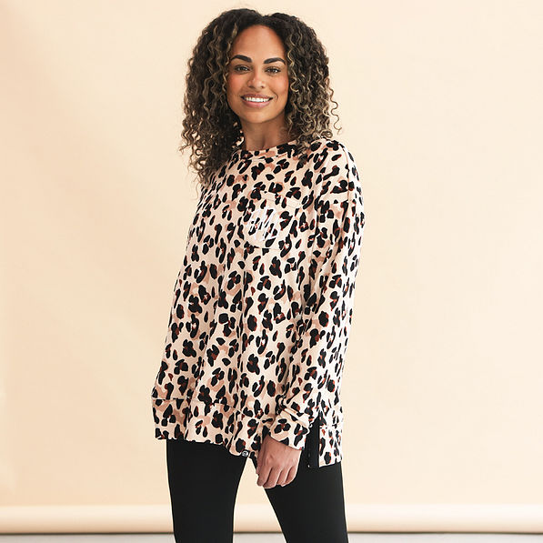 classic cheetah softspun sweatshirt