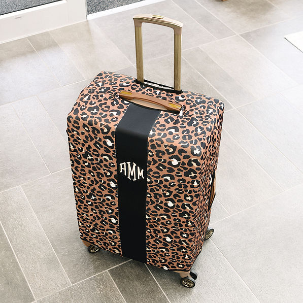 Monogrammed Luggage Cover