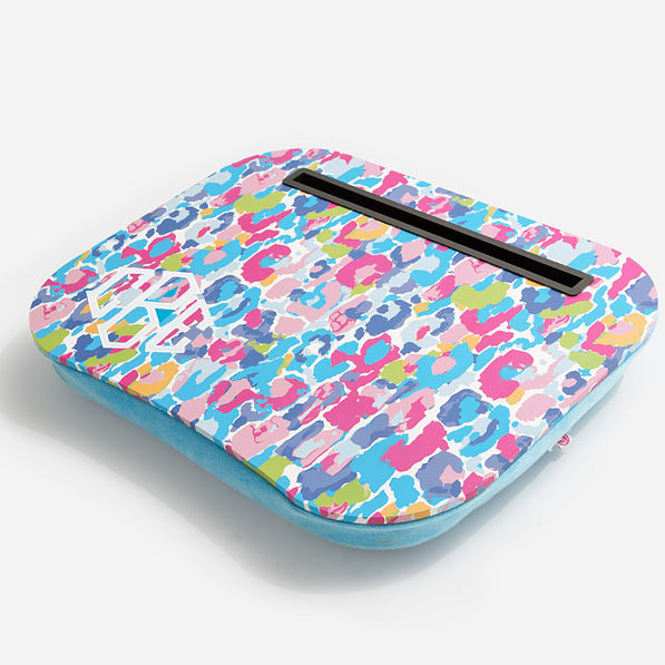 Monogrammed Lap Desk in Watercolor Cheetah