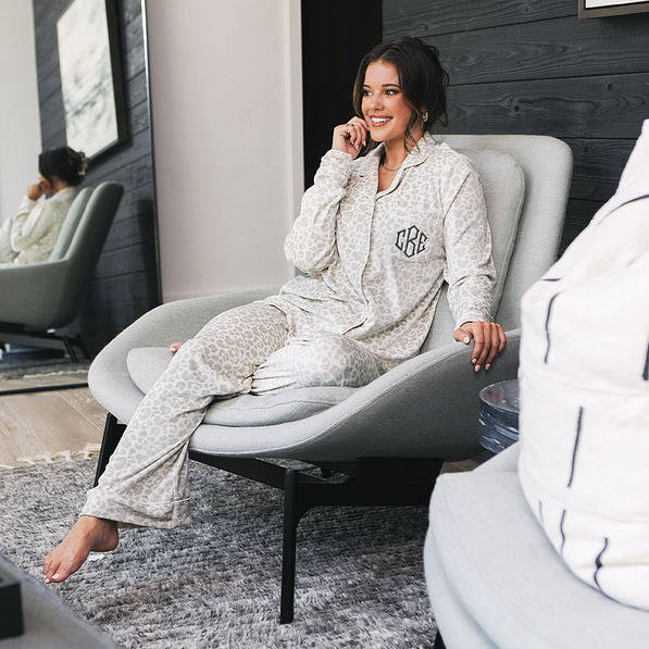 Monogrammed Softspun Pajama Set
