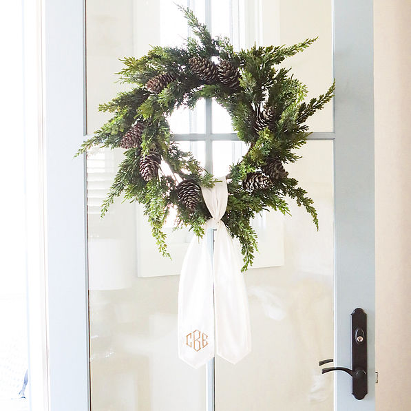 Personalized Wreath Sash