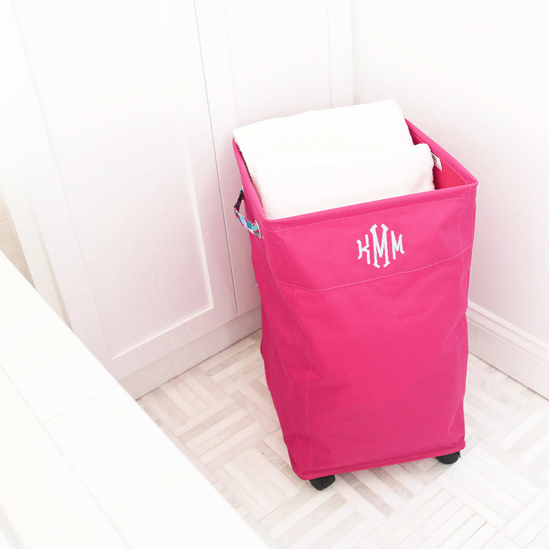 Personalized Collapsible Rolling Cart | Marleylilly