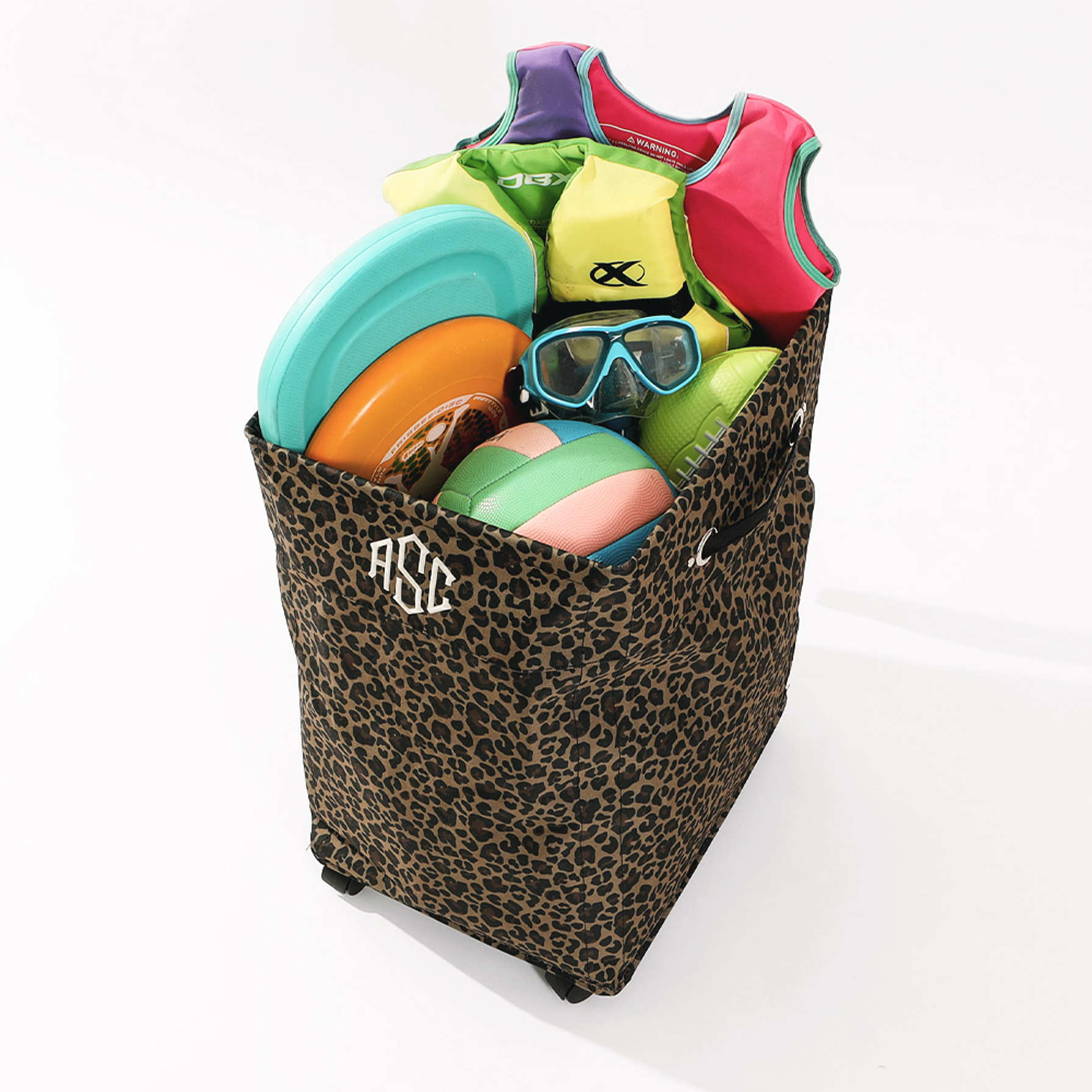 Personalized Collapsible Rolling Cart | Marleylilly