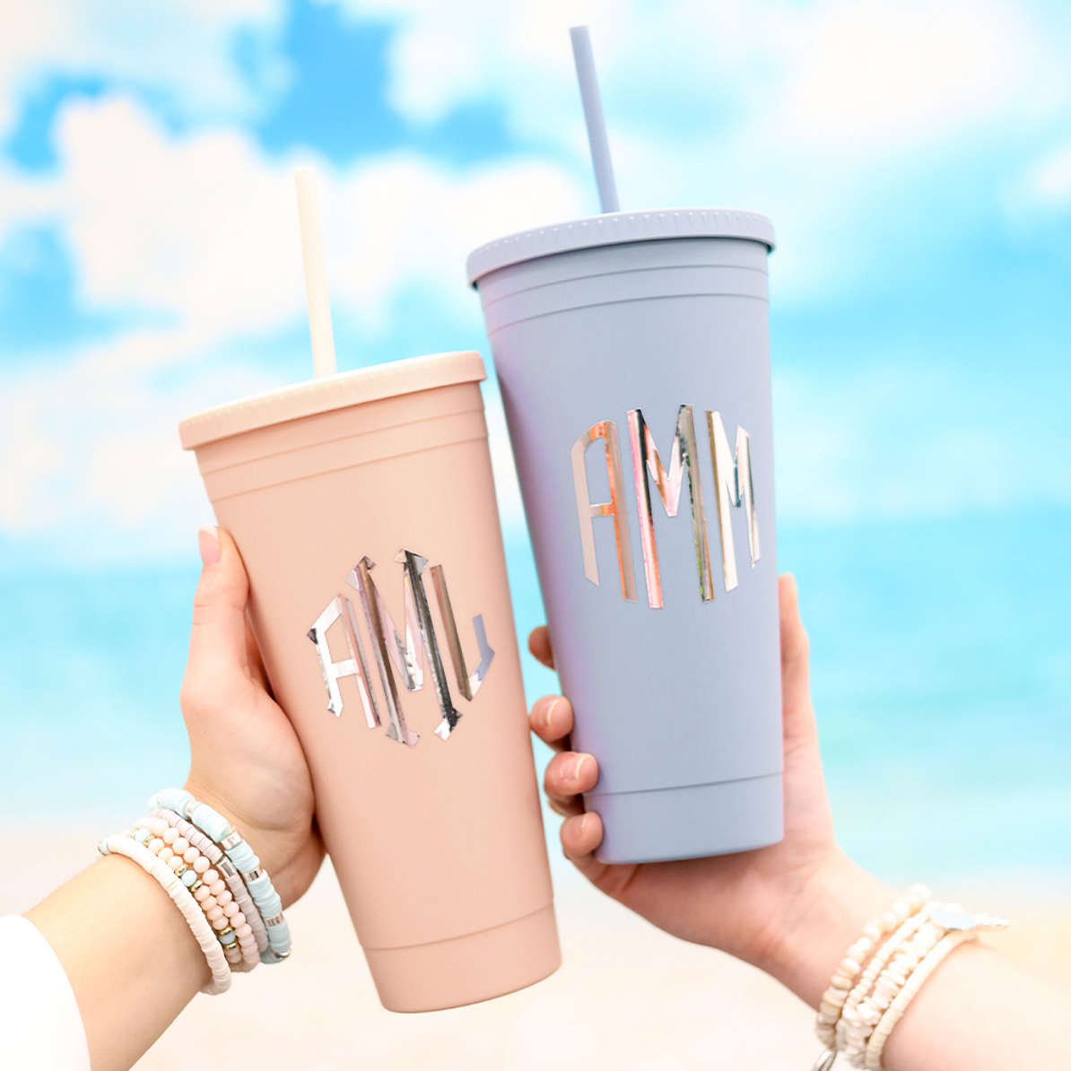 Personalized Insulated Cold Beverage Tumbler