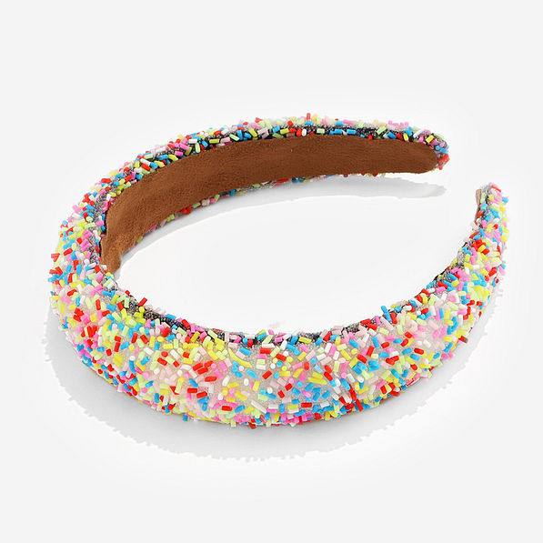 fashionable statement headband in multi
