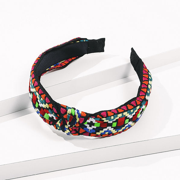 black statement fashion headband