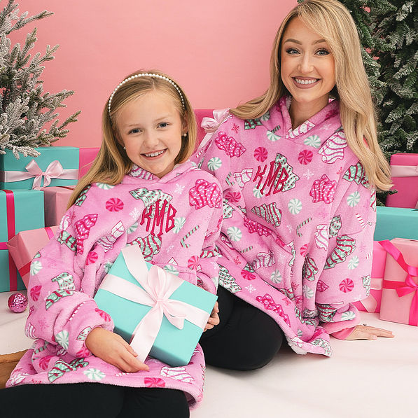 Monogrammed Blanket Hoodie