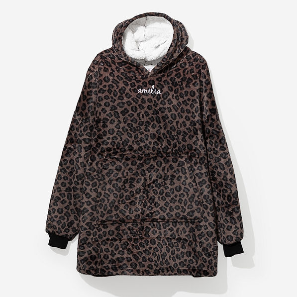 Monogrammed Blanket Hoodie