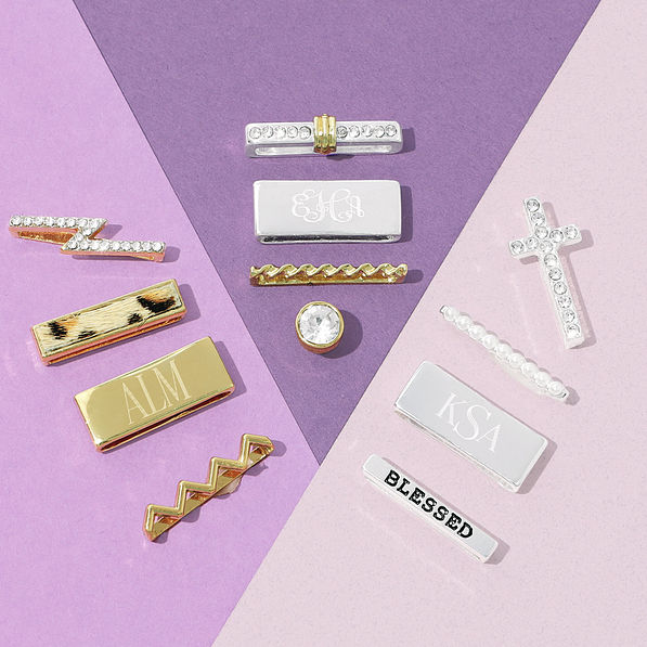 silver gold and multi silver smart watch charm sets on paper