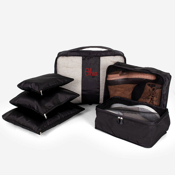 Ohio State Packing Bag Set in Black