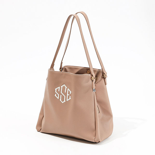 tan hobo purse studio shot