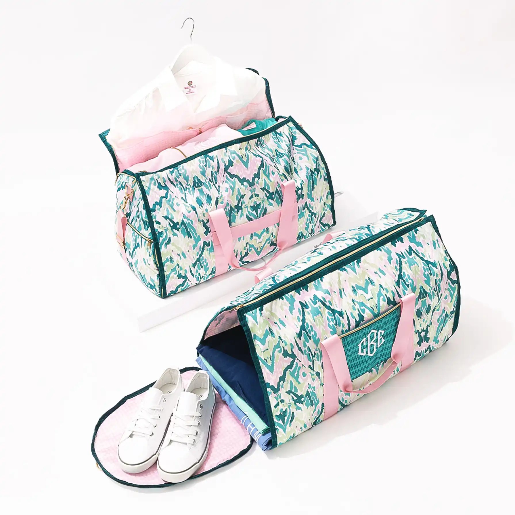 Monogrammed Convertible Weekend Bag