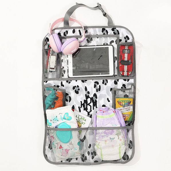 Monogrammed Seat Organizer