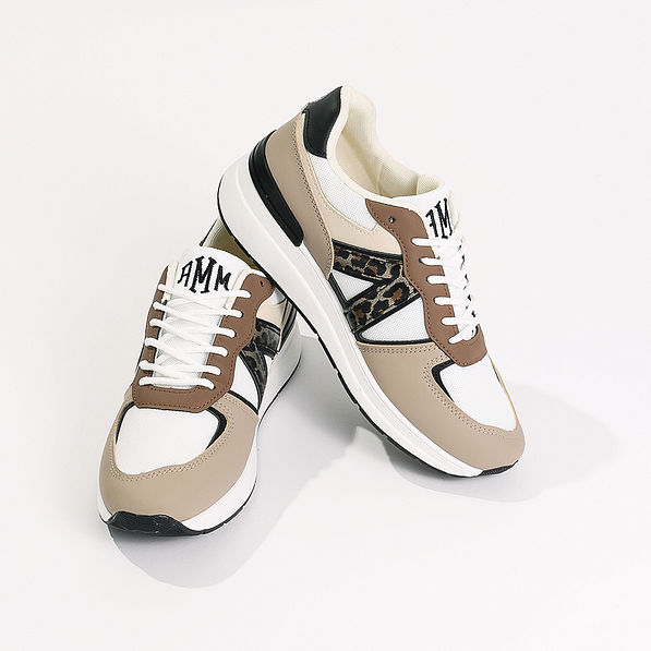 studio shot of classic sneaker